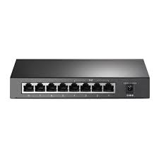 Switch gigabit de 8 puertos con 4 puertos POE+ TP-LINK SG1008P 64W hasta 250mts en modo extendido