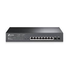 Switch inteligente gigabit de 10 puertos con 8 puertos POE+ TP-LINK TL-SG2210MP 150W 10/100/1000Mbps OMADA funciones L2 y L2+