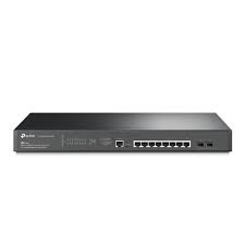 Switch administrable de 8 puertos 2.5GBASE-T POE+ TP-LINK TL-SG3210XHP-M2 2 puertos 10GE SFP+ L2+