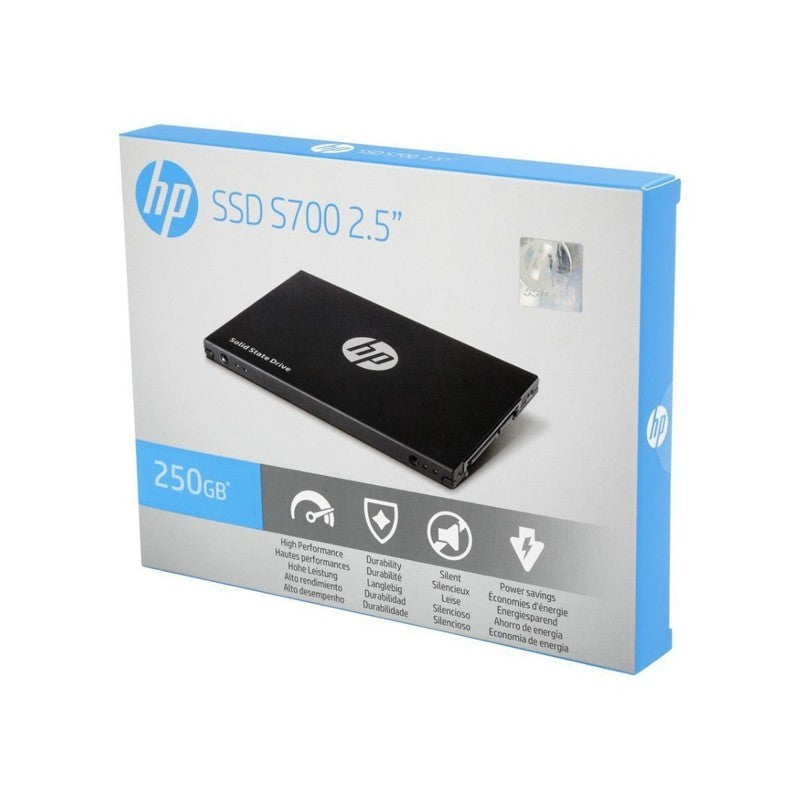 Unidad de Estado Solido HP S700, 250GB, SATA 6.0 Gb/s, 2.5", 7mm.