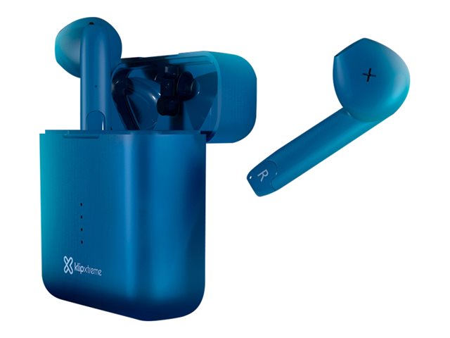 AUDÍFONOS INALÁMBRICOS TWINTOUCH KLIP XTREME KTE-010WH, BLUETOOTH, MICRÓFONO, USB-C