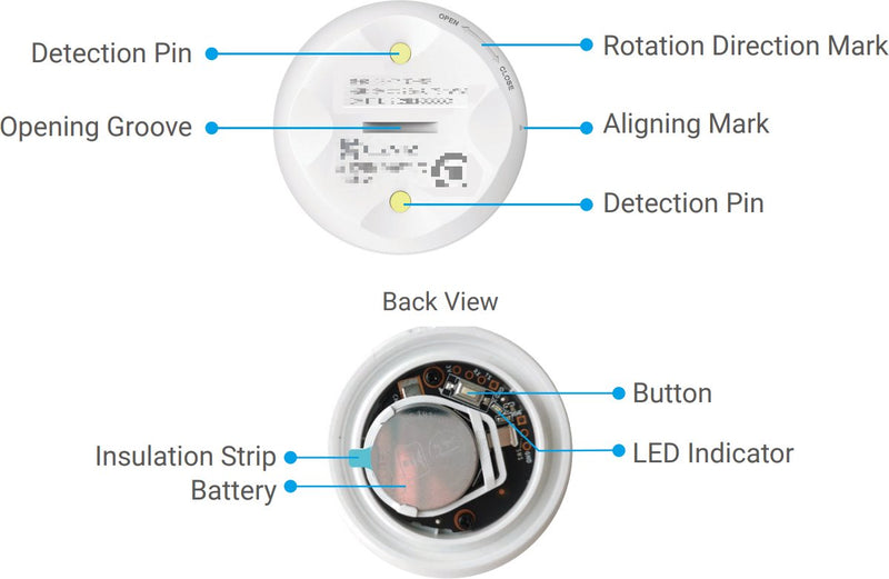 Sensor de fuga de agua Wifi inalambrico EZVIZ CS-T10C sensor de humedad requiere uso con EZVIZ Home Gateway