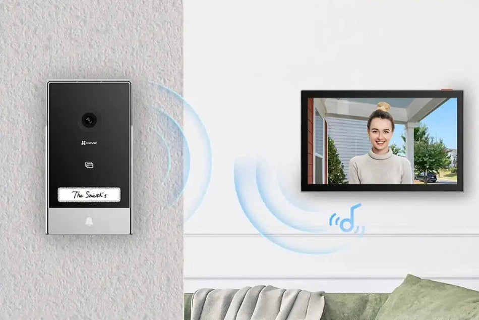 EZVIZ HP7, Timbre Video Portero WIFI con Monitor Touch 7" doble banda cámara 3MP 2K