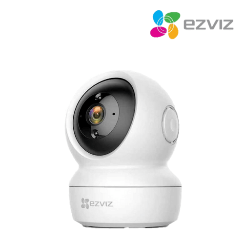 Camara de vigilancia wifi inalambrico EZVIZ H6C IP PT IA 360 2K 4mp uso hogar interior parlante y microfono incorporado vision nocturna 10m seguimiento automatico - CS-H6C-R100-8B4WF