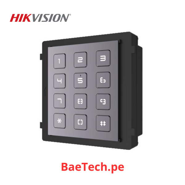 Modulo 12 botones multidepartamentos HIKVISION DS-KD-KP frente de calle modular IP65 K07