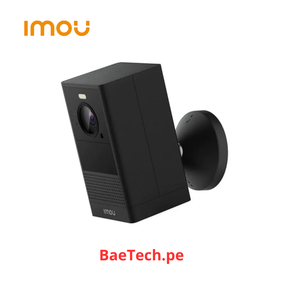 Camara de vigilancia wifi inalambrica CELL 2 IMOU IPC-B46L Full hd 4MP bateria recargable IP65 full color microfono y parlante incorporado sensor pir deteccion de humanos