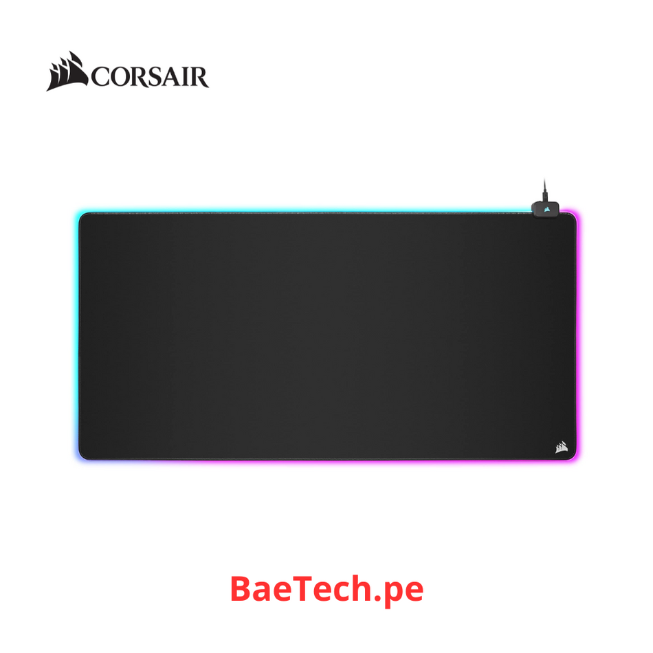 Corsair Pad Mouse para juego - Goma, Tela, Felpa - Antideslizante - Ratón/Teclado