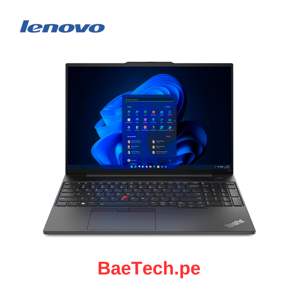 Notebook Lenovo ThinkPad E16 Gen 1 16" WUXGA IPS, Core I5-1335U 1.3/4.6GHz, SSD 512GB  RAM 16GB DDR4-3200