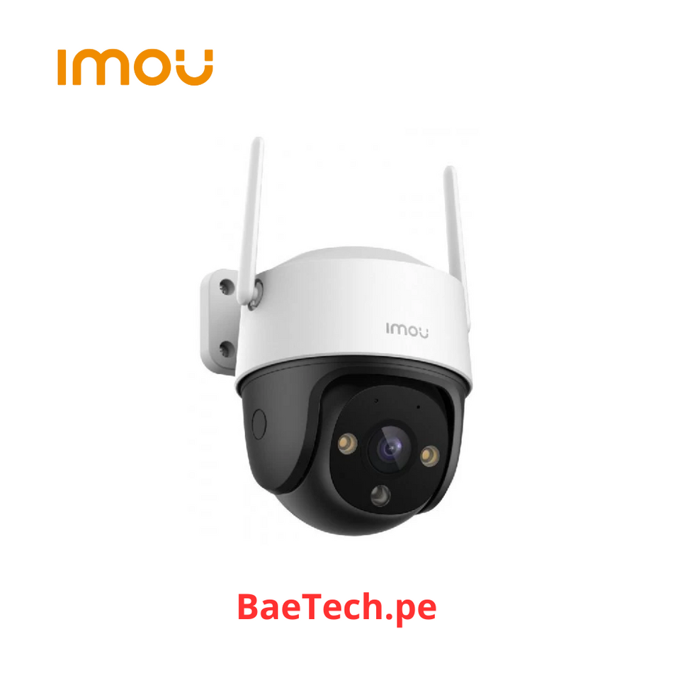 Camara de vigilancia wifi inalambrica CRUISER SE IMOU IPC-S41F Full hd 4MP full color IR 30mts gira 360° para exterior microfono incorporado