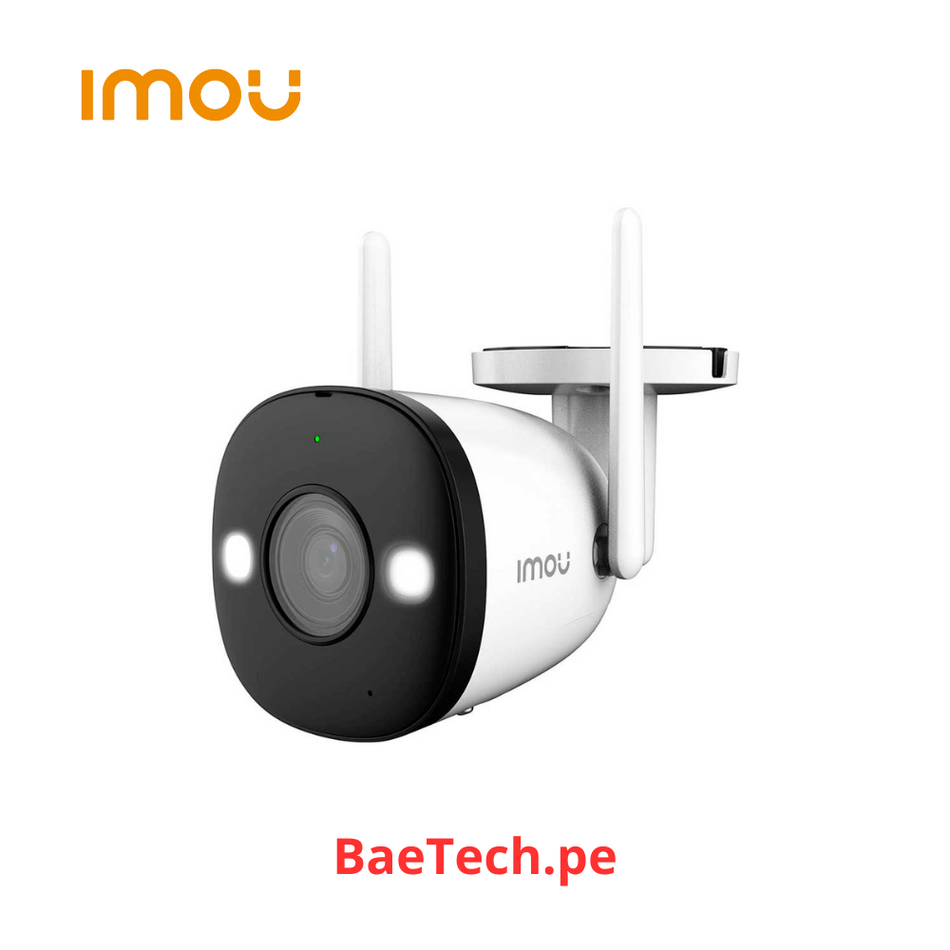 Camara de vigilancia wifi inalambrica exterior IMOU IPC-F26FE-0280B-IMOU Full hd 2MP full color led 30mts IP67 disuacion activa microfono y parlante incorporado