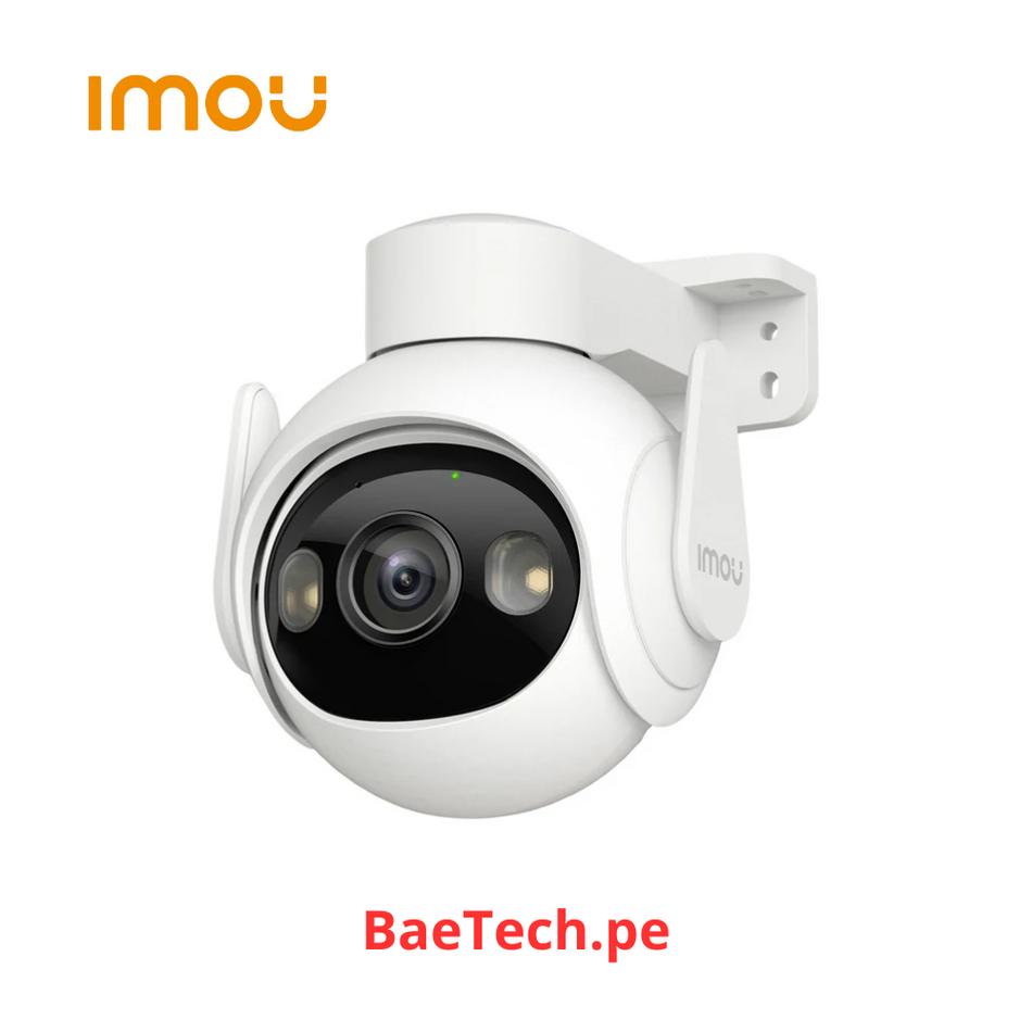 Cámara de Seguridad IMOU IPC-GS7E-5M0WE, CRUISER 2 WIFI 2K 5MP PT 360º Audio bidireccional Detección humano y vehículo Fullcolor