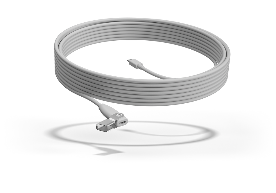 CABLE DE EXTENSIÓN LOGITECH B2B P/RALLY MIC POD 10M BLANCO (952-000047)