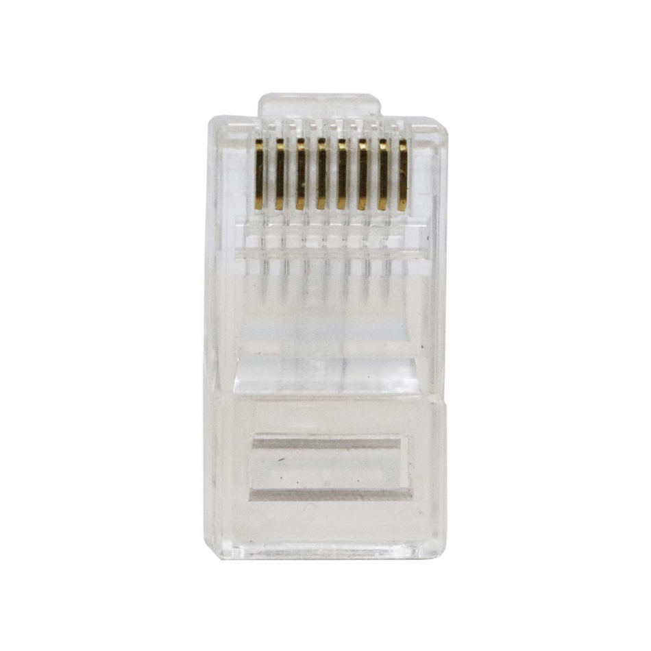 Conector plug rj45 Categoria 6 SATRA 102040001 Conector macho caja x 100 unidades