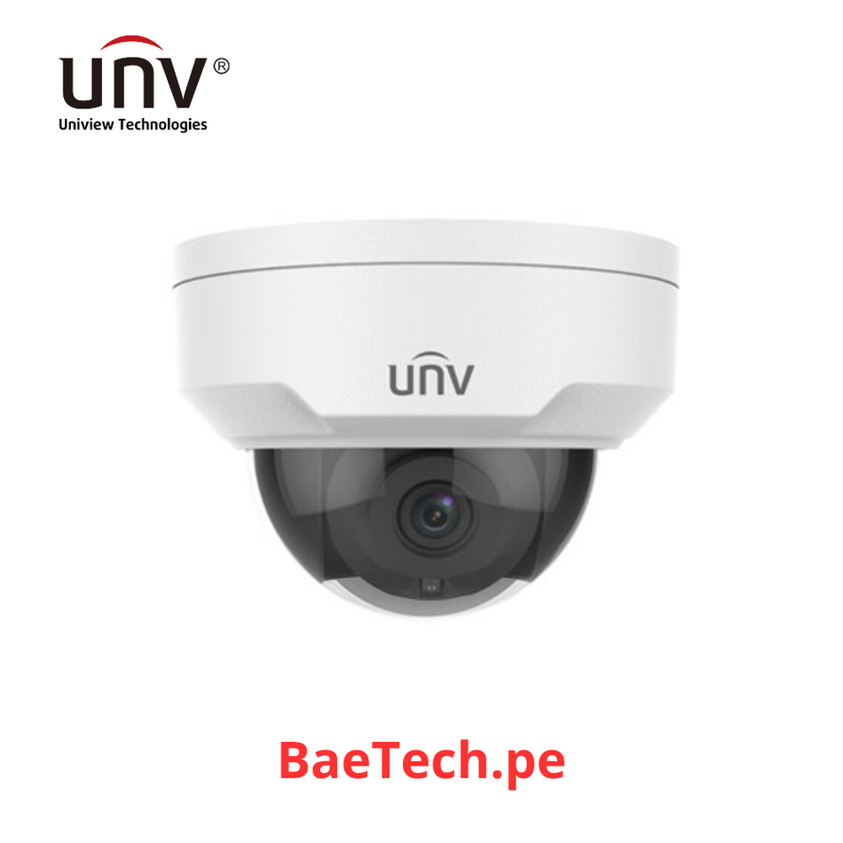 CÁMARA DE SEGURIDAD IP DOMO LF 2MP EASY BASIC UNV IPC322LB-SF28K-A