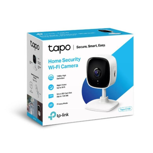 Camara de vigilancia wifi inalambrica interior TP-LINK TAPO C100 full hd 2MP IR 9mts