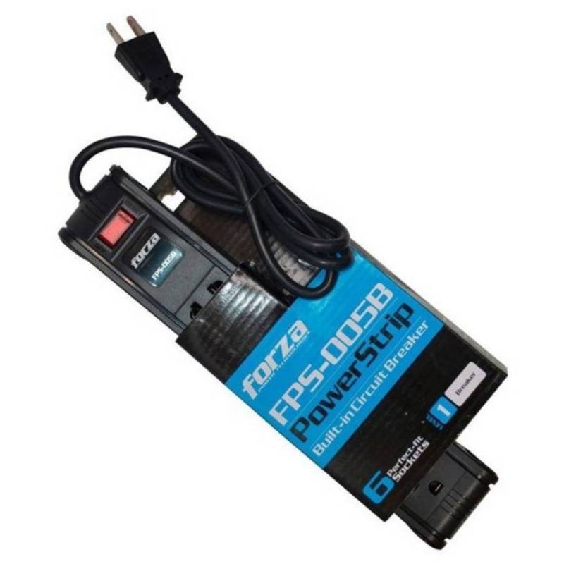 Supresor De Picos Regleta 6 Tomas Forza FPS-005B