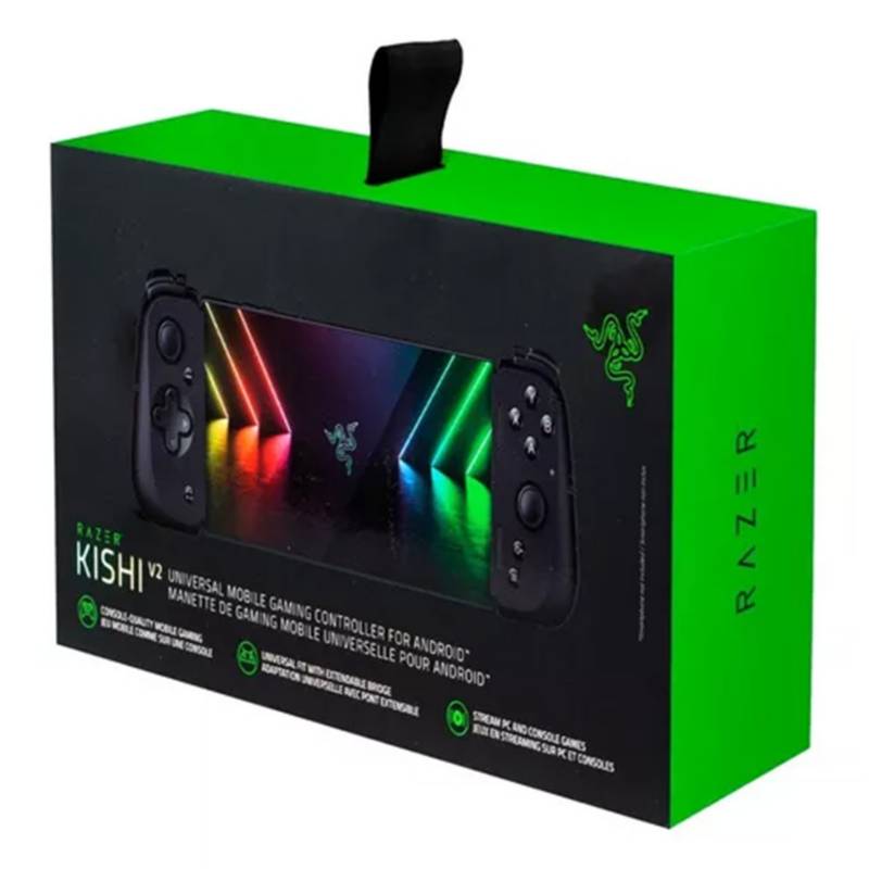 CONTROL DE JUEGOS P/SMARTPHONE RAZER KISHI 2 GEN ANDROID NEGRO (RZ06-04180100-R3U1)
