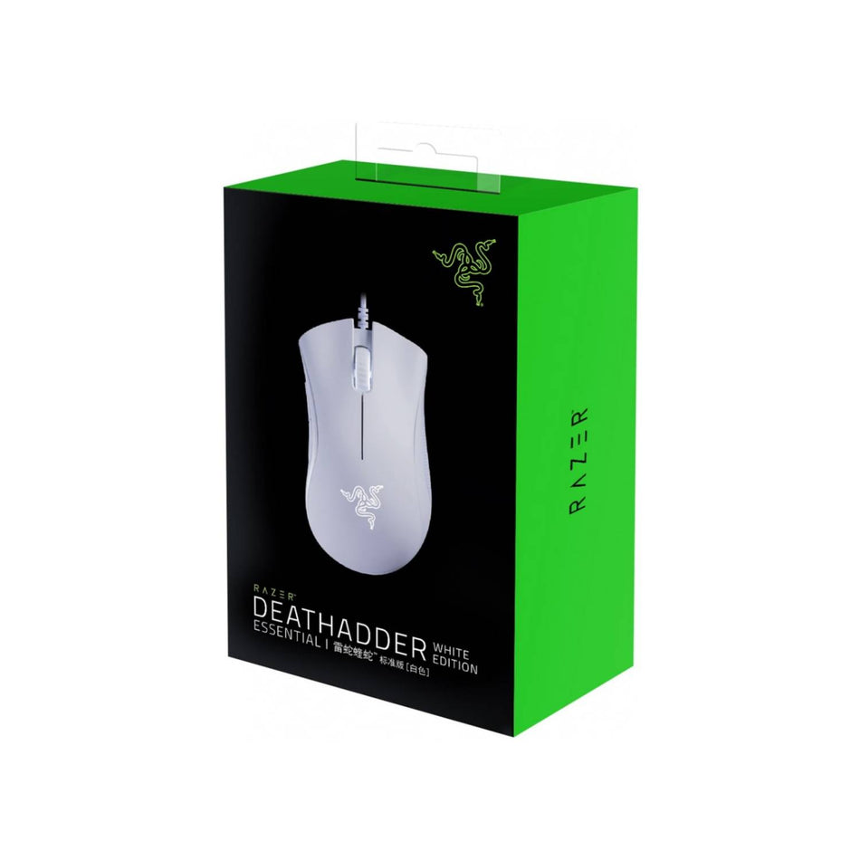 RATÓN RAZER DEATHADDER ESSENTIAL 6400 DPI BLANCO (RZ01-03850200-R3M1)