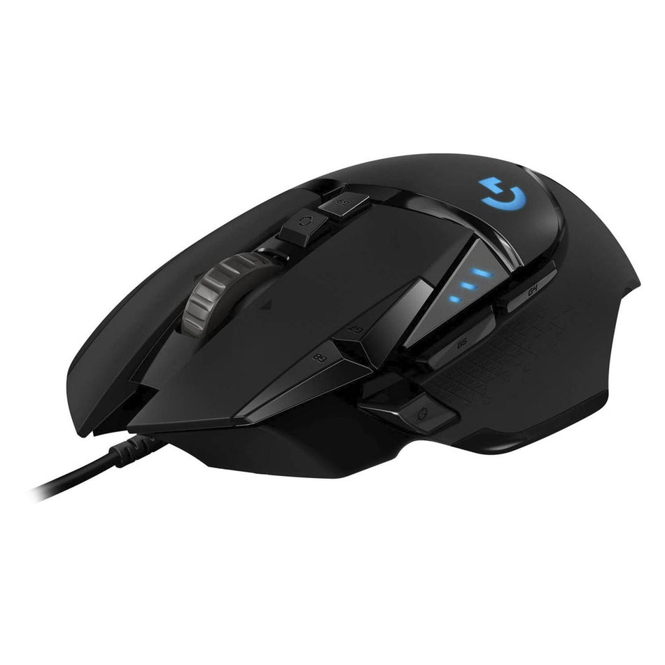 MOUSE GAMING LOGITECH G502 HERO 16000 DPI RGB NEGRO (910-005469)