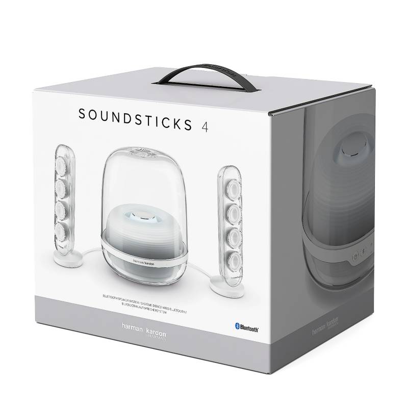 Parlante Harman Kardon SoundSticks 4 Bluetooth 140w Color Blanco (HKSOUNDSTICK4WHTAM)