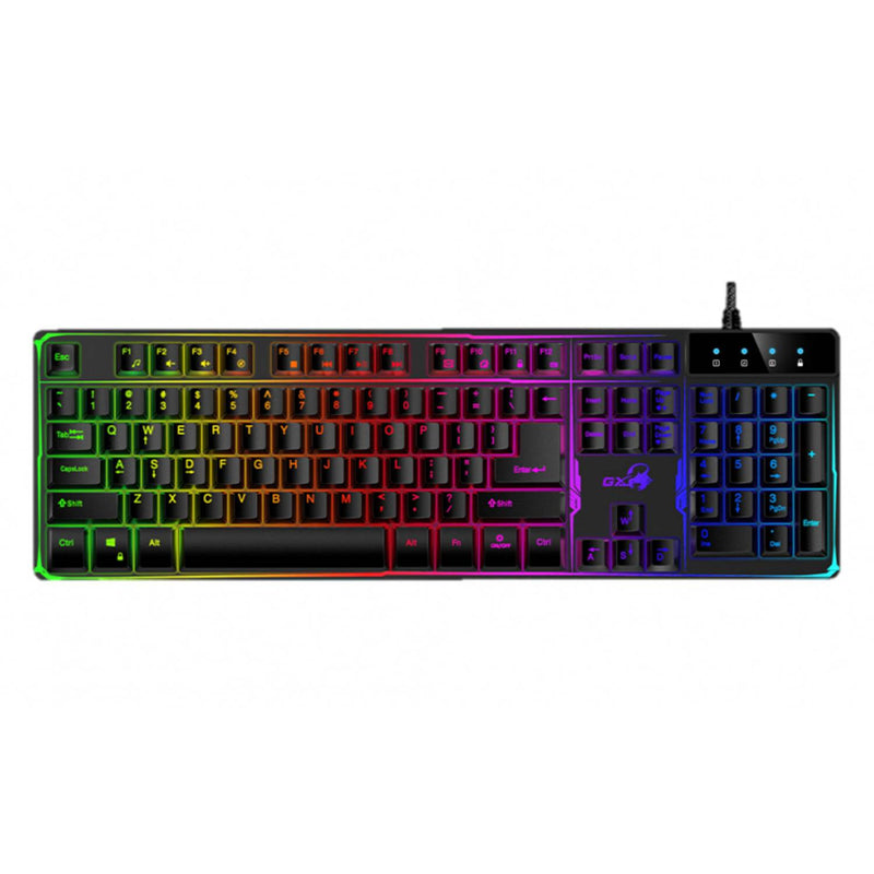 TECLADO GENIUS GX SCORPION K8 GAMING RGB LED USB NEGRO (31310001401)