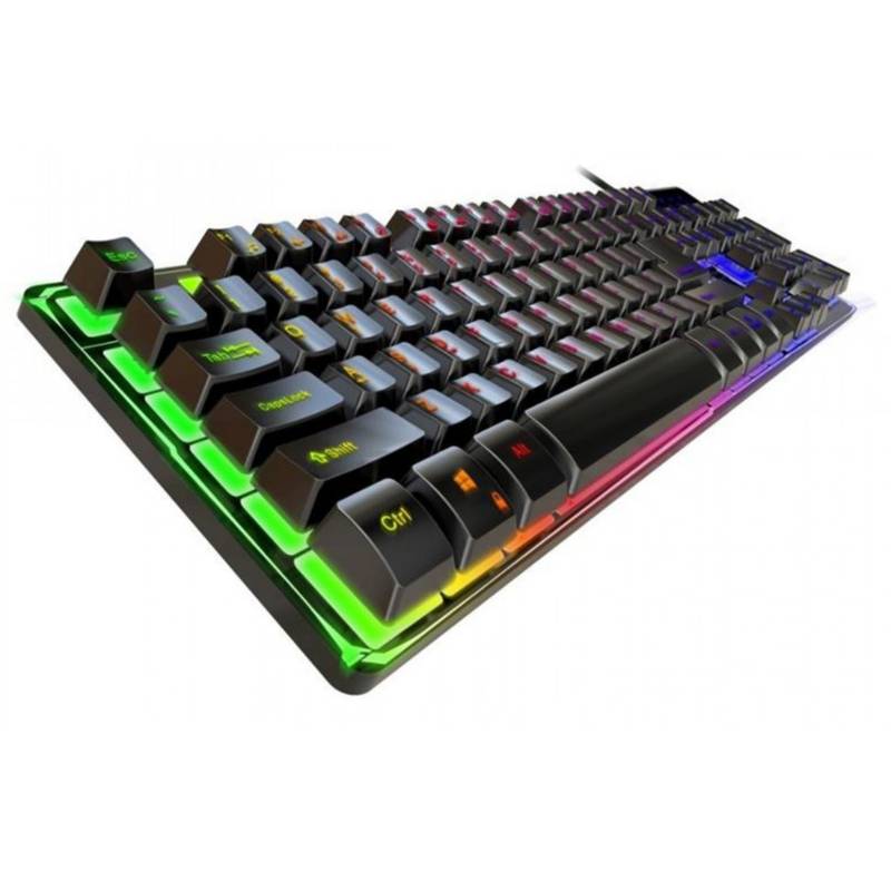 TECLADO GENIUS GX SCORPION K8 GAMING RGB LED USB NEGRO (31310001401)