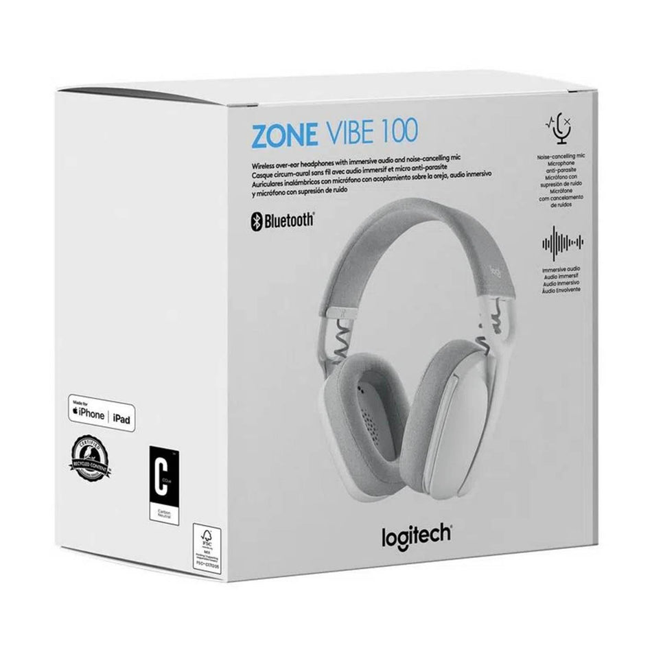 AUDIFONO C/MICROF. LOGITECH ZONE VIBE 100 BLUETOOTH NEGRO (981-001214)