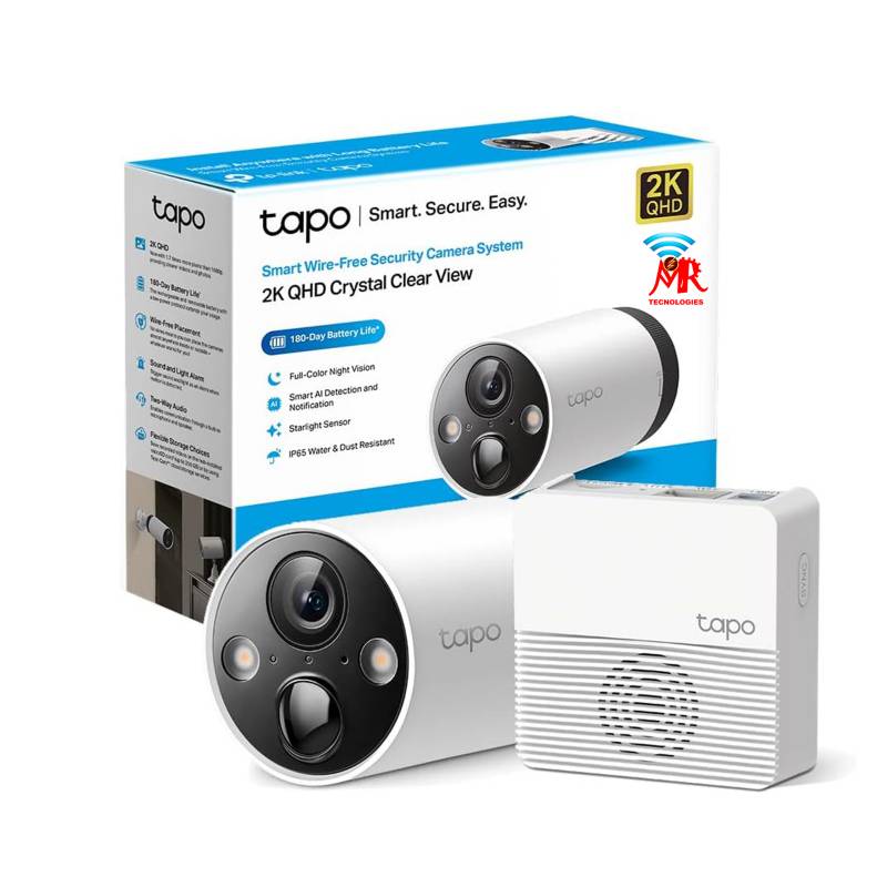 TP-LINK TAPO C420S1 SISTEMA DE CÁMARA DE SEGURIDAD EXTERIOR INTELIGENTE WIFI 2K QHD