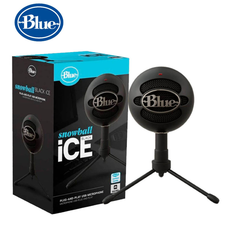 MICROFONO BLUE SNOWBALL ICE USB CARDIOID BLACK (988-000510)