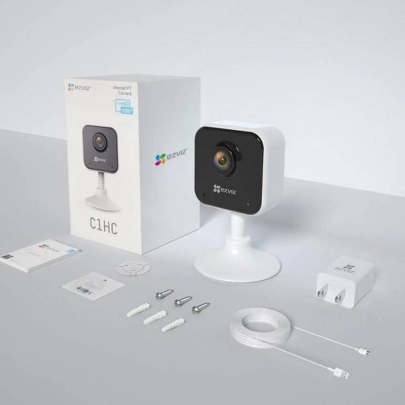 Cámara de Seguridad EZVIZ H1C WIFI 2MP Full HD Audio bidireccional Detección de movimiento Alexa