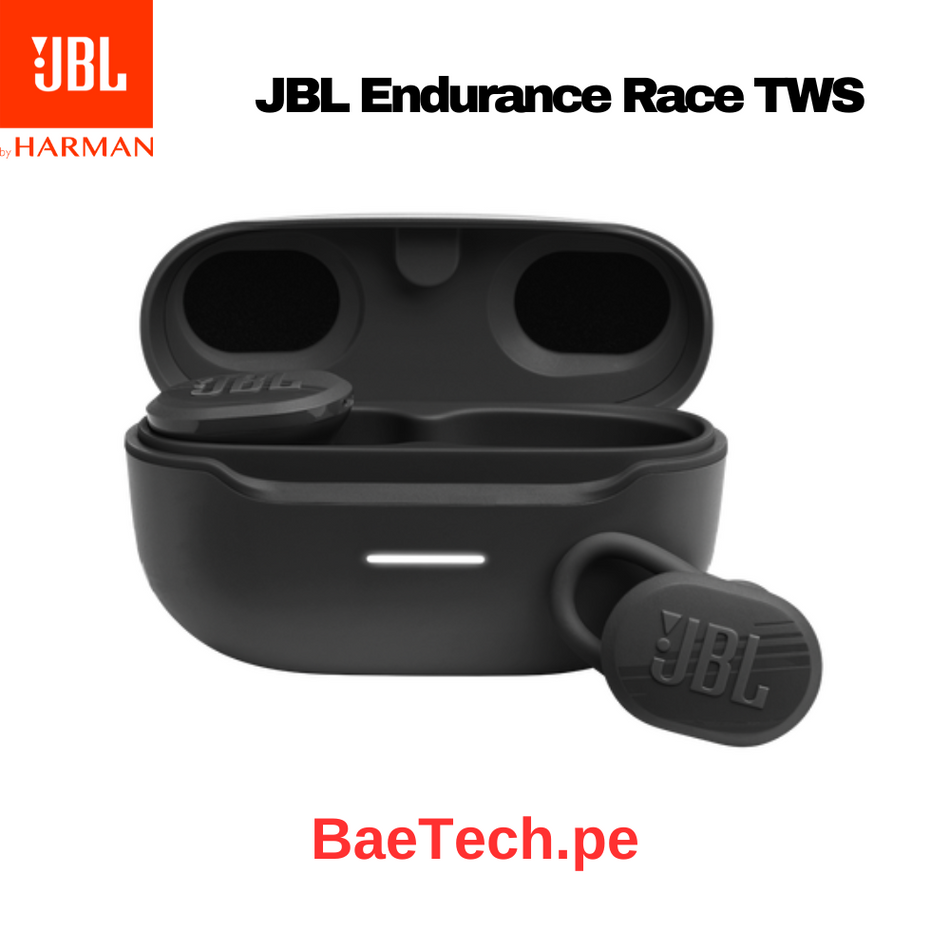 JBL AUDIFONO DE BOTON INALAMBRICOS ENDURANCE RACE, MICROFONO - JBLENDURACEBLKAM - NEGRO