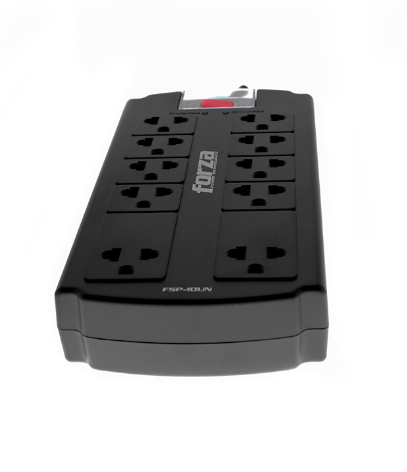 Forza Fsp-10un Supresor De Picos 1800w 10 Salidas 110v/220v