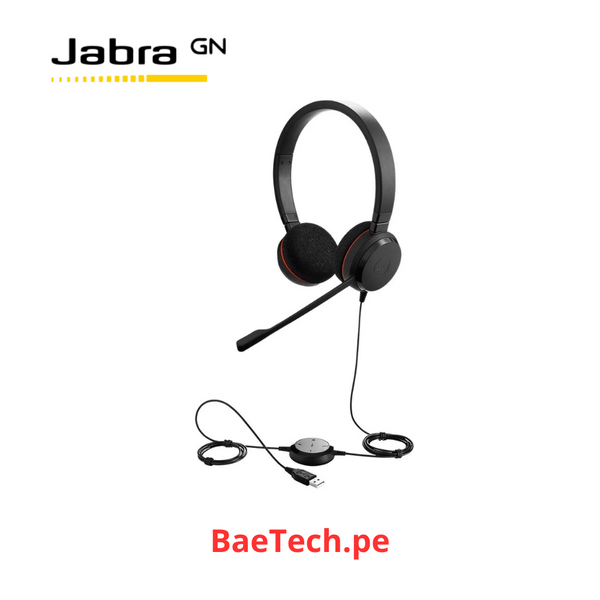 Auricular Jabra Evolve 20 UC stereo - Profesional - supraaural