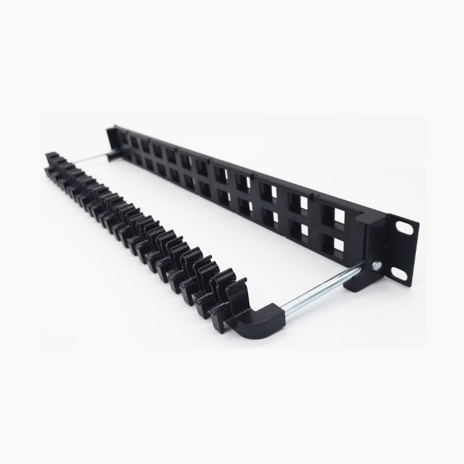 SATRA 103082401 Patch panel CAT 6A 24 puertos angular (Panel de conexion descargado)
