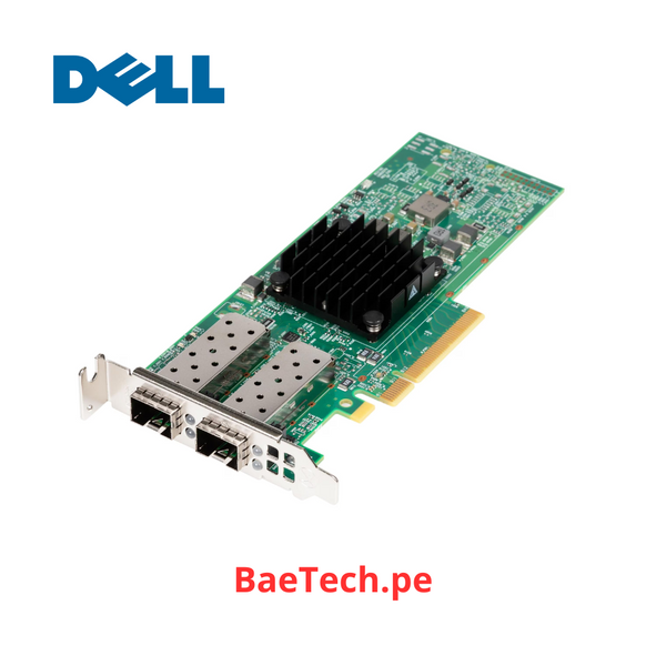 Dell Tarjeta 10Gigabit Ethernet para Servidor - 57412 - 10GBase-X - SFP+ - Tarjeta enchufable - PCI Express - 2 Puerto(s) - Fibra Óptica