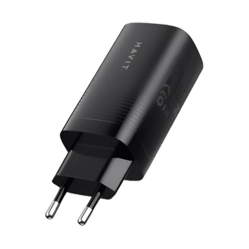 HAVIT UC20 EU - CARGADOR NEGRO - 65W - 1 USB - 2 TIPO C