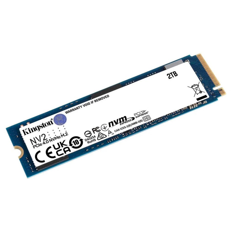 Unidad en estado solido Kingston NV2 NVMe PCIe 4.0 2000GB (2TB) (SNV2S/2000G)