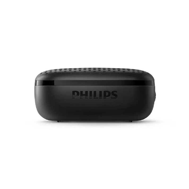 PARLANTE PHILIPS TAS2505 BLUETOOTH 10H 3W MIC IPX7 USB-C NEGRO