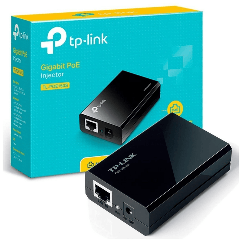 Inyector poe 15.4W TP-LINK TL-POE150S hasta 100mts