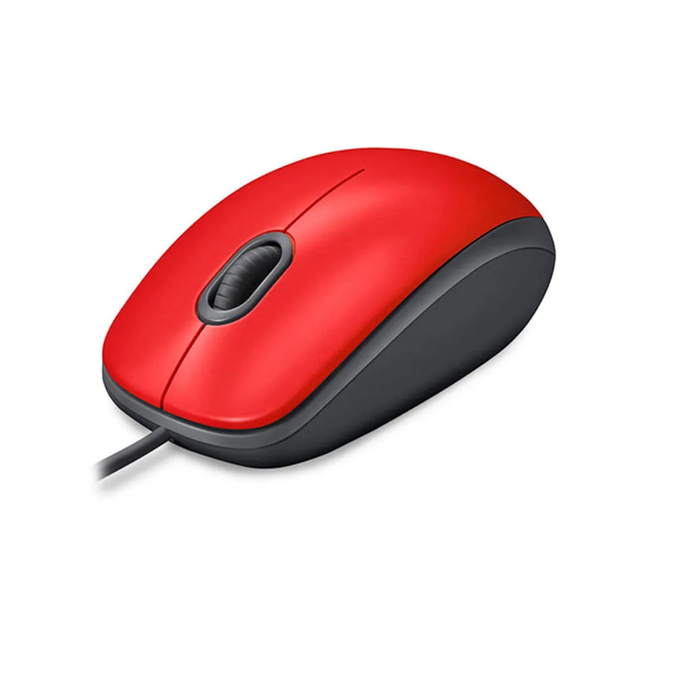 MOUSE LOGITECH M110 SILENCIO OPTICO USB ROJO (910-006755)