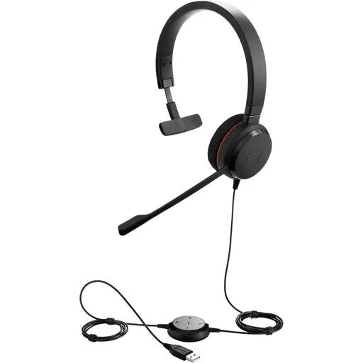 AUDIFONO CON MICROFONO JABRA EVOLVE 20 MONO NEGRO (4993-823-109)-USB