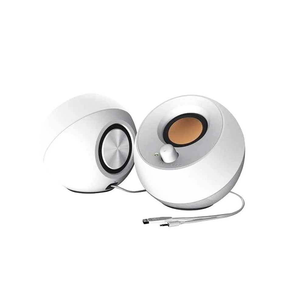 PARLANTE CREATIVE PEBBLE 2.0 4.4W 3.5MM USB-POWER WHITE (51MF1680AA001)