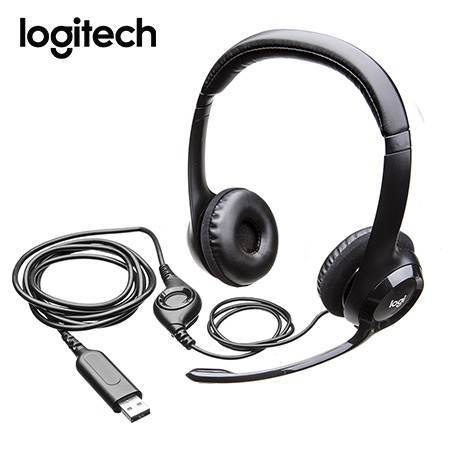 AUDIFONO C/MICROF. LOGITECH H390 USB CANCELACIÓN DE RUIDO NEGRO (981-000014)