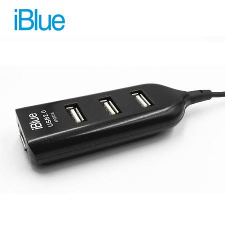 HUB USB IBLUE 4 PORT 2.0 NEGRO  52054-BK