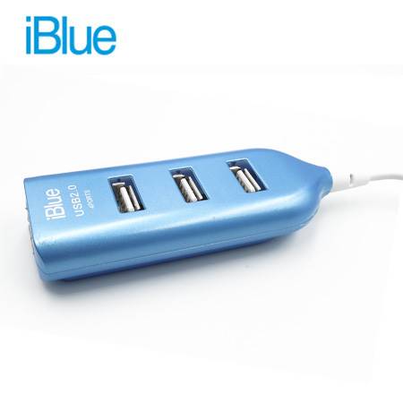 HUB USB IBLUE 4 PORT 2.0 LIGHT AZUL 52054-TQ
