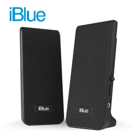 PARLANTE IBLUE 2.0 MULTIMEDIA NEGRO 3.5MM/USB POWER MS-232-BK