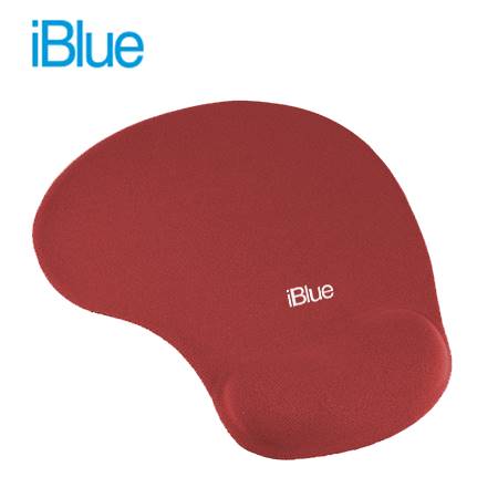 PAD MOUSE IBLUE MD C/DESCANSADOR ROJO  MP-372-RD