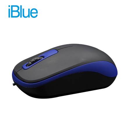 MOUSE IBLUE OPTICAL USB XMK-180 V2 NEGRO/AZUL