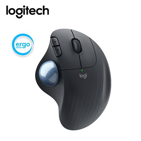 RATÓN LOGITECH ERGO M575 INALÁMBRICO/BT TRACKBALL NEGRO (910-005869)