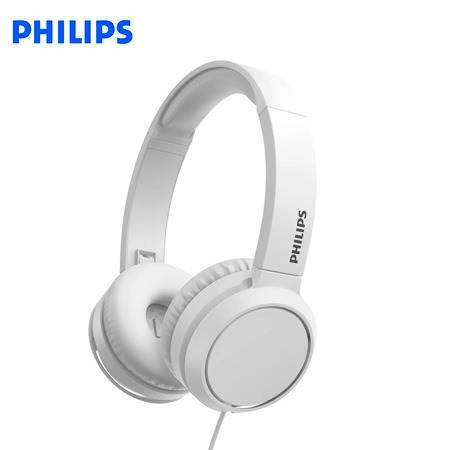 AUDIFONO C/MICROF. PHILIPS TAH4105WT 3.5MM EXTRA BASS PLEGABLE BLANCO